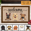 Welcome Hope You Like Dog Hair, Welcome Doormat, Personalized Dog Breeds Doormat, Gifts For Dog Lovers