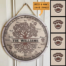 Like Branches On A Tree - Personalized Door Sign