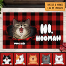 Hi Hooman, Funny Welcome Mat, Cat Lover Gifts, Cat Dad, Housewarming Gift, Personalized Cat Breed Doormat