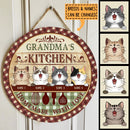 Grandma's Kitchen - Homemade With Love - Personalized Cat Door Sign