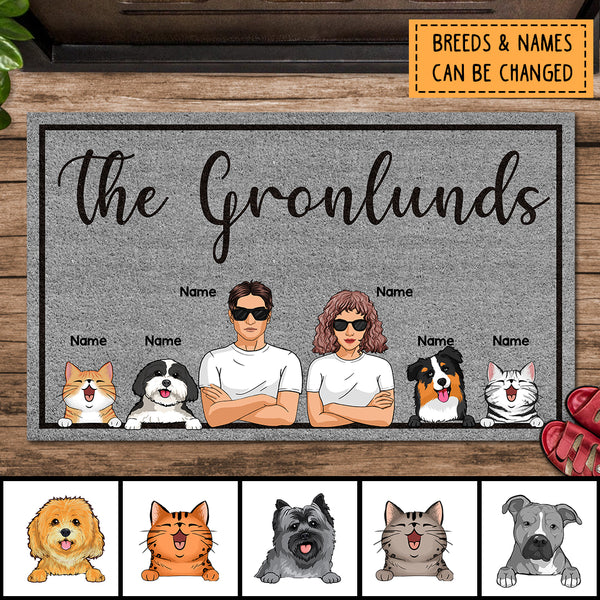 Personalized Dog & Cat Doormat, Gifts For Pet Lovers, The Gronlunds Home Decor, Custom Housewarming Gifts
