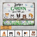 Metal Garden Sign, Gifts For Pet Lovers, Grown With Love Plant & Butterfly Personalized Housewarming Gifts