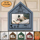 Loved Beyond Words Missed Beyond Measure, Pet Memorial, Personalized Pet Photo Door Sign, Loss Of Pet Gifts