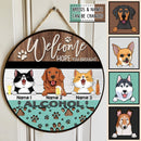 Welcome Door Signs, Gifts For Pet Lovers, Hope You Brought Alcohol Custom Wooden Signs